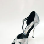 Load image into Gallery viewer, Ely (620) - Woman&#39;s Shoe in Silver Glitter
