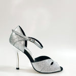 Load image into Gallery viewer, Ely (620) - Woman&#39;s Shoe in Silver Glitter
