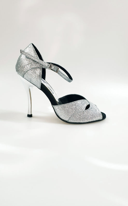 Ely (620) - Woman's Shoe in Silver Glitter
