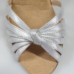 Carica immagine nella Galleria, 28QB (Ball) - Scarpa con Nodino in Lamè Argento
