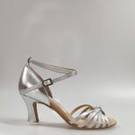 Carica immagine nella Galleria, 28QB (Ball) - Scarpa con Nodino in Lamè Argento
