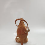 Load image into Gallery viewer, 28QB V - Shoe with Knot in Bronze Satin
