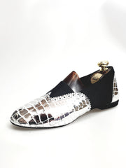 Load image into Gallery viewer, Roly - 06 Dundee Argento Elastico Bianco
