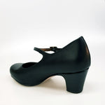 Carica immagine nella Galleria, Carmen (B) - Scarpa Decoltè Da Flamenco in Pelle Nera con Chiodi Ribattuti a Mano
