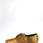 Load image into Gallery viewer, Marcy (PJ) - Stringata Mod. Derby Scarpa in Raso Seta Bronzo Forma Tonda
