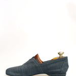 Load image into Gallery viewer, Tommy - Espadrillas in Tessuto Colore Grigio Carbon
