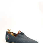 Load image into Gallery viewer, Tommy - Espadrillas in Tessuto Colore Grigio Carbon
