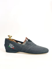 Load image into Gallery viewer, Tommy - Espadrillas in Tessuto Colore Grigio Carbon
