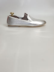 Load image into Gallery viewer, 800 (VB) - Silver Leather Shoe with White Profile
