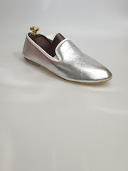 Load image into Gallery viewer, 800 (VB) - Silver Leather Shoe with White Profile
