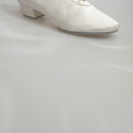 Load image into Gallery viewer, 106H - Ivory White Satin Shoe
