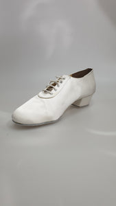 106H - Ivory White Satin Shoe