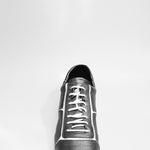 Carica immagine nella Galleria, Daniel ? (Movida by WISH DANCE) (115) - Sneaker in Pelle Satinato Melissa Acciaio CDF Inserti vernice Bianca
