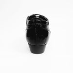 Load image into Gallery viewer, Andrey (005V) - Men&#39;s Lace-up Shoe with Mod. Oxford closure in Black Leather inlaid Black Patent Leather
