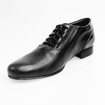 Load image into Gallery viewer, Bogart (006V) - Men&#39;s Laced Shoe Oxford Mod. Closure in Black Leather Under-Laces Black Patent Black Patent
