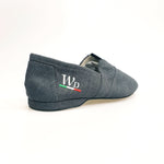 Load image into Gallery viewer, Tommy - Espadrillas in Tessuto Colore Grigio Carbon
