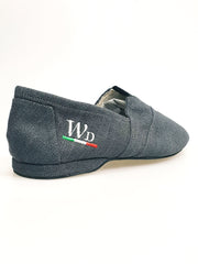 Load image into Gallery viewer, Tommy - Espadrillas in Tessuto Colore Grigio Carbon
