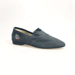 Load image into Gallery viewer, Tommy - Espadrillas in Tessuto Colore Grigio Carbon

