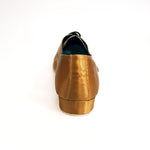 Load image into Gallery viewer, Marcy (PJ) - Stringata Mod. Derby Scarpa in Raso Seta Bronzo Forma Tonda
