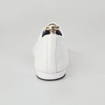 Load image into Gallery viewer, Billie Pearl White - Jazz Plus Shoe in White Leather White Profile

