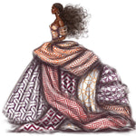 Load image into Gallery viewer, Zoya (359 Semba) - Women&#39;s Sandal in Golden Wax Green / Orange Semba Traditional fabric
