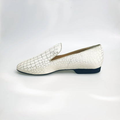 Mocassino uomo Serse (800) Wish Dance Shop in tessuto lavorato color sunset beige, scarpa elegante e comoda.