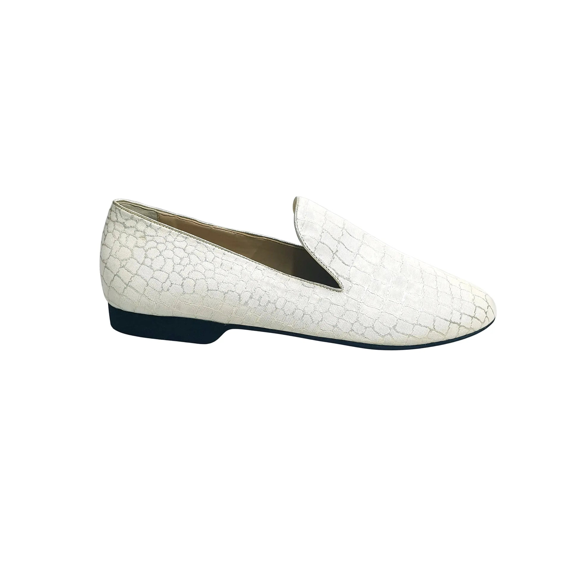 Scarpa mocassino uomo Serse (800) Wish Dance Shop in tessuto lavorato beige, stile elegante e confortevole