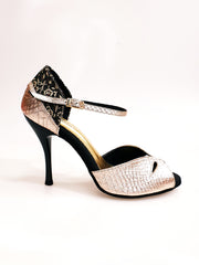 Load image into Gallery viewer, Marisa (588) - Woman&#39;s Sandal in Lurex Snape Kate Brown
