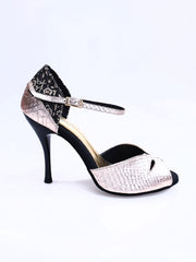 Load image into Gallery viewer, Marisa (588) - Woman&#39;s Sandal in Lurex Snape Kate Brown
