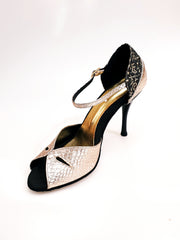 Load image into Gallery viewer, Marisa (588) - Woman&#39;s Sandal in Lurex Snape Kate Brown

