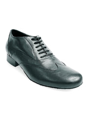 Carica immagine nella Galleria, Fred (MS12) - Stringata Coda di Rondine Mod. Oxford Scarpa in Pelle Nera Forma Tonda
