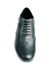 Carica immagine nella Galleria, Fred (MS12) - Stringata Coda di Rondine Mod. Oxford Scarpa in Pelle Nera Forma Tonda
