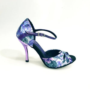 Ely (620) - Woman's Shoe in Lilac Caracas Silk Satin