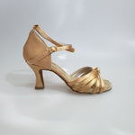Load image into Gallery viewer, 302H - Flesh Satin Heel to Spool
