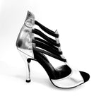 Load image into Gallery viewer, Lilith (460) - Woman&#39;s Sandal in Silver Leather

