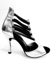 Load image into Gallery viewer, Lilith (460) - Woman&#39;s Sandal in Silver Leather
