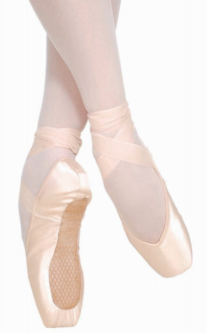 Punte da danza classica Grishko Fouette, modello Masherina a "V", altezza media, morbidezza e larghezza variabili, Wish Dance Shop