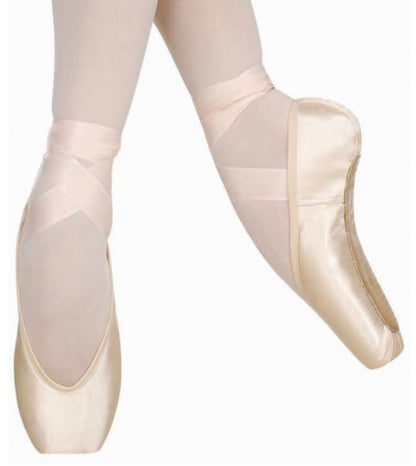 Punte da danza classica Grishko Elite con mascherina bassa ovale, morbidezza e larghezza variabili, senza cordoncino, brand Wish Dance Shop