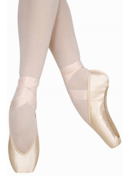 Punte da danza classica Grishko Elite Wish Dance Shop con mascherina bassa, forma ovale e varie morbidezze, senza cordoncino