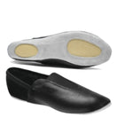 Carica immagine nella Galleria, Dedalo G-500 Jazz unisex da allenamento in pelle nera per ginnastica artistica, immagine che mostra i dettagli del prodotto.
