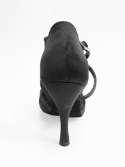 Load image into Gallery viewer, Margarita QC (1538QC) - Women&#39;s Basic Dance Shoe With Black Silk Satin Mesh Crossed Instep Strap
