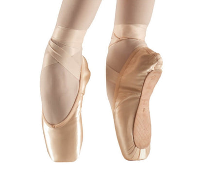 Punte da danza classica Bloch S0105L Aspiration per livello medio avanzato, con punta rinforzata e design professionale, Wish Dance Shop