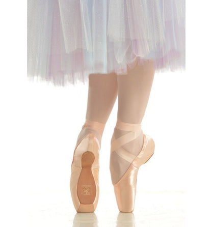 Punte da danza classica Gaynor Minden SUPPLEX, professionali, con punta rinforzata, ideali per ballerini professionisti.
