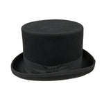 Carica immagine nella Galleria, SINCLAIR - Cappello a Cilindro in feltro pura lana foderato in pelle rivestita in raso ORDINALO ANCHE SE NON IN MAGAZZINO SARA&#39; REALIZZATO PER TE
