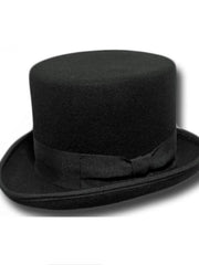 Load image into Gallery viewer, SINCLAIR - Cappello a Cilindro in feltro pura lana foderato in pelle rivestita in raso ORDINALO ANCHE SE NON IN MAGAZZINO SARA&#39; REALIZZATO PER TE
