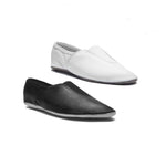 Carica immagine nella Galleria, Scarpa da ginnastica artistica unisex Dedalo G-500 Wish Dance Shop in pelle nera, ideale per allenamenti di jazz e danza.
