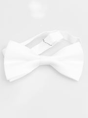 Load image into Gallery viewer, Papillon in Raso Seta Bianco Candido modello Classico
