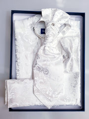 Carica immagine nella Galleria, Set Completo - Gilet/Papillon/Ascot/Pouchette
