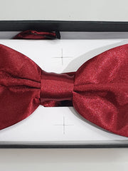 Load image into Gallery viewer, Papillon in Seta Rosso Granada modello Classico
