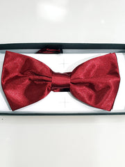 Load image into Gallery viewer, Papillon in Seta Rosso Granada modello Classico
